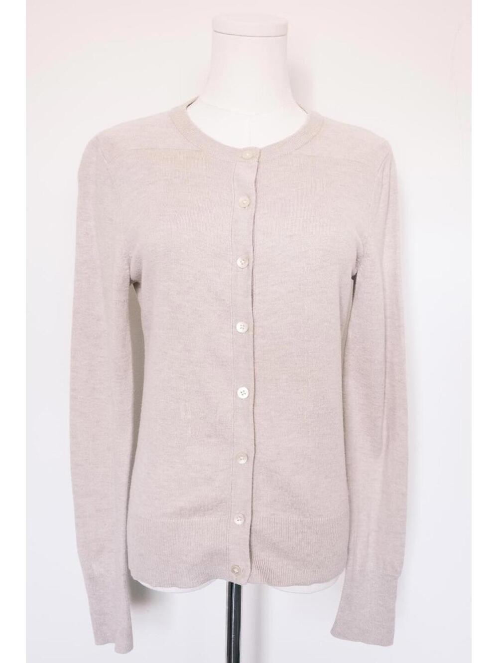 Eddie Bauer Beige Button Front Cardigan Sweater Women’s Small Classic